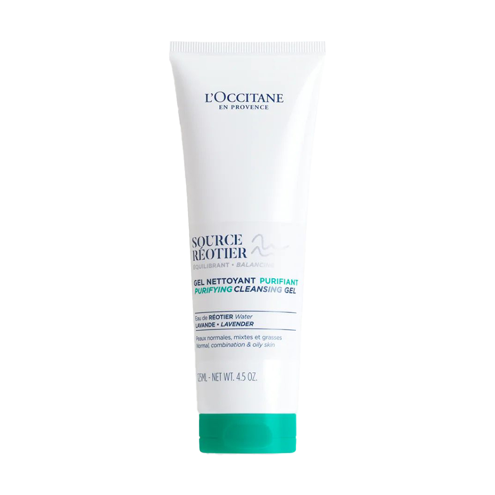 Гель для очищення обличчя L'Occitane Source Reotier Purifying Cleansing Gel, 125 мл